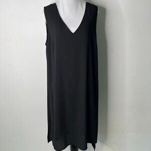 NWT Vince Camuto Women's Black Macy's Mother's Day V-Neck Mini Dress Size Large